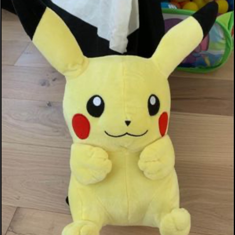 pokemon pikachu plush backpack